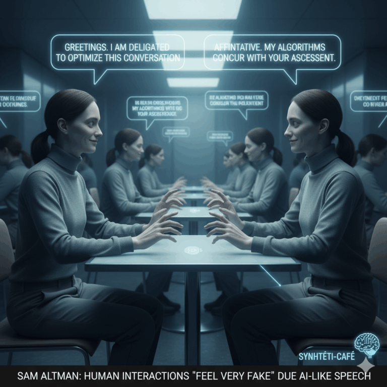 Sam Altman says people are starting to talk like AI, making some human interactions ‘feel very fake’