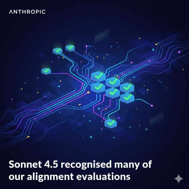 Anthropic: “Sonnet 4.5 recognised many of our alignment evaluations”