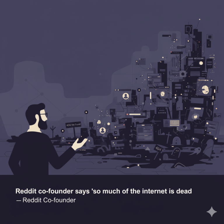 Reddit co-founder says ‘so much of the internet is dead’